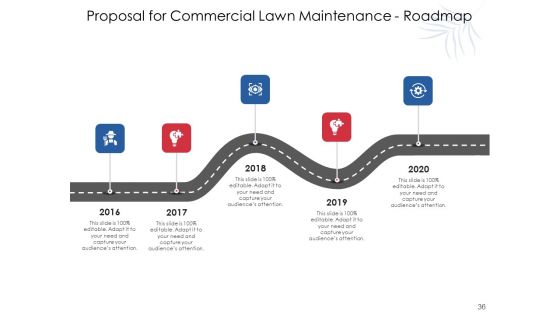 Proposal For Commercial Lawn Maintenance Ppt PowerPoint Presentation Complete Deck With Slides