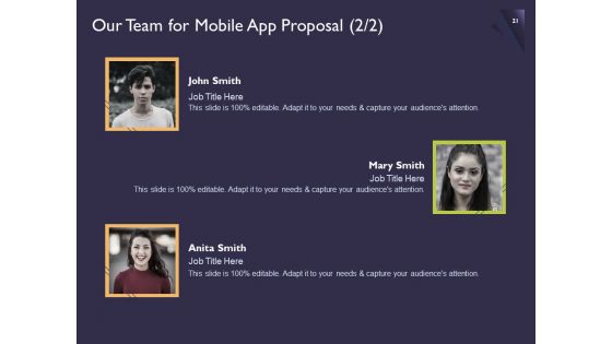 Proposal For Developing Mobile Applications Ppt PowerPoint Presentation Complete Deck With Slides