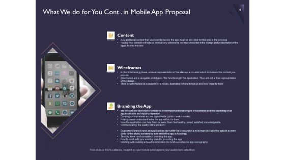 Proposal For Developing Mobile Applications Ppt PowerPoint Presentation Complete Deck With Slides
