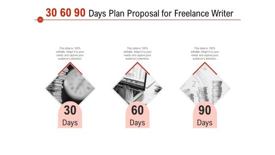 Proposal For Freelance Writer Ppt PowerPoint Presentation Complete Deck With Slides