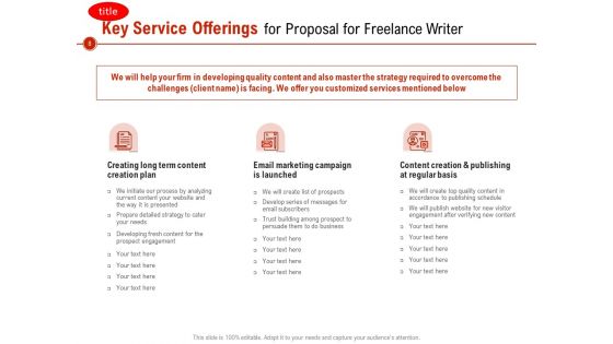 Proposal For Freelance Writer Ppt PowerPoint Presentation Complete Deck With Slides