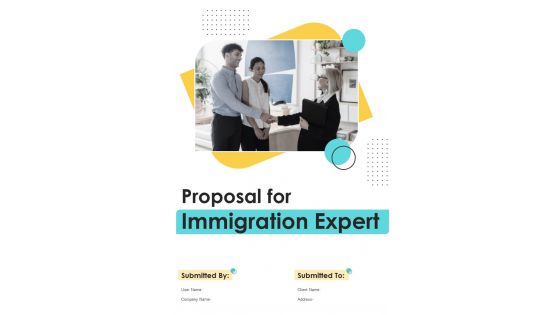 Proposal For Immigration Expert Example Document Report Doc Pdf Ppt