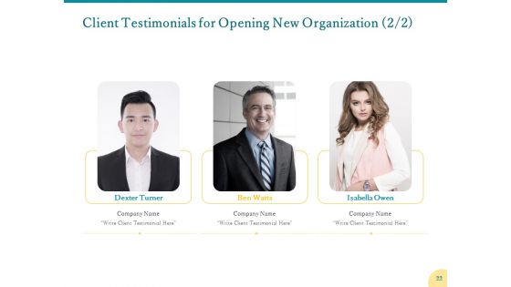 Proposal For Opening New Organization Ppt PowerPoint Presentation Complete Deck With Slides