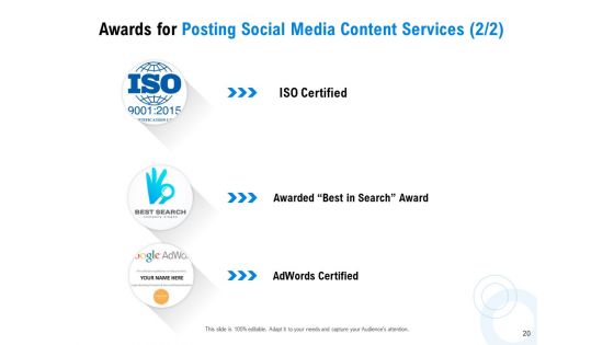 Proposal For Posting Social Media Content Ppt PowerPoint Presentation Complete Deck With Slides