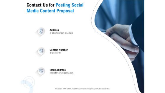 Proposal For Posting Social Media Content Ppt PowerPoint Presentation Complete Deck With Slides