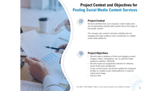 Proposal For Posting Social Media Content Ppt PowerPoint Presentation Complete Deck With Slides
