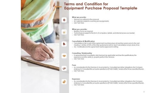 Proposal For Purchasing New Equipment Ppt PowerPoint Presentation Complete Deck With Slides