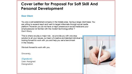 Proposal For Soft Skill And Personal Development Ppt PowerPoint Presentation Complete Deck With Slides