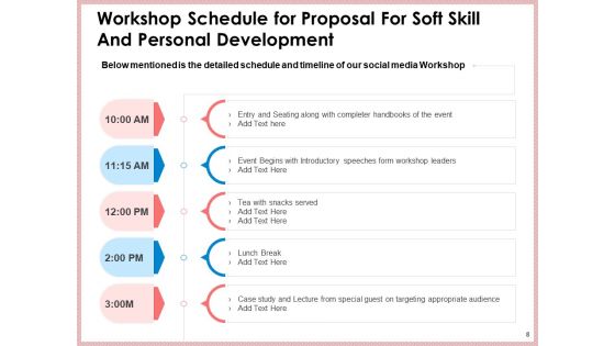 Proposal For Soft Skill And Personal Development Ppt PowerPoint Presentation Complete Deck With Slides
