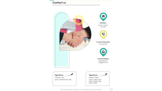 Proposal For Staff Internship Program Contact Us One Pager Sample Example Document Proposal For Staff Internship Program Contact Us One Pager Sample Example Document