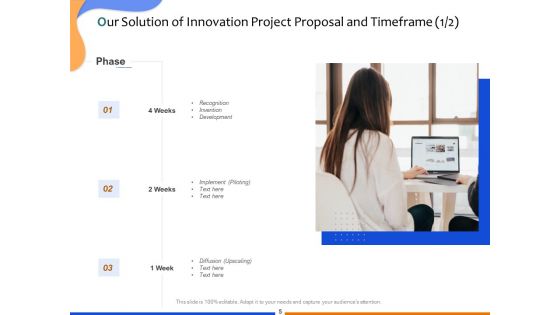 Proposal For Technological Innovation Project Ppt PowerPoint Presentation Complete Deck With Slides