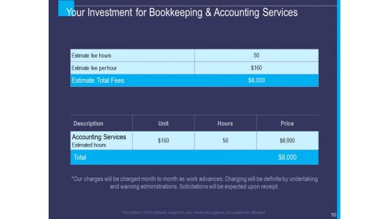Proposal Template For Accounting And Bookkeeping Service Ppt PowerPoint Presentation Complete Deck With Slides