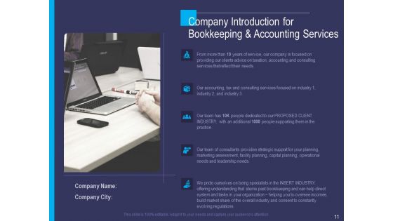 Proposal Template For Accounting And Bookkeeping Service Ppt PowerPoint Presentation Complete Deck With Slides