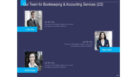 Proposal Template For Accounting And Bookkeeping Service Ppt PowerPoint Presentation Complete Deck With Slides