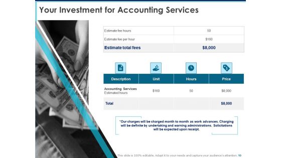 Proposal Template For Accounting Services Ppt PowerPoint Presentation Complete Deck With Slides
