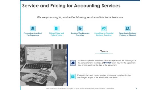 Proposal Template For Accounting Services Ppt PowerPoint Presentation Complete Deck With Slides