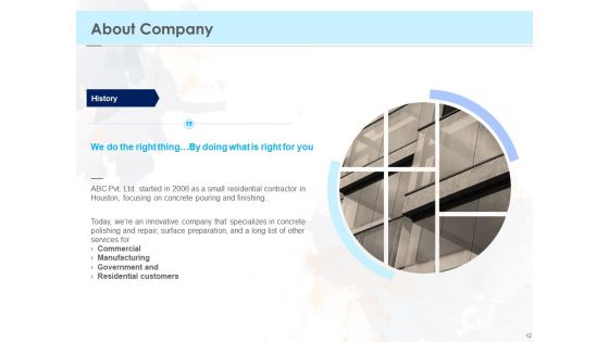 Proposal Template For Concrete Supplier Service Ppt PowerPoint Presentation Complete Deck With Slides