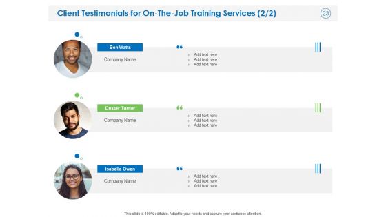 Proposal To Build Effective On The Job Training Program Ppt PowerPoint Presentation Complete Deck With Slides