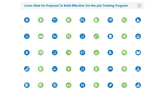 Proposal To Build Effective On The Job Training Program Ppt PowerPoint Presentation Complete Deck With Slides
