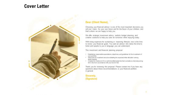 Proposal To Provide Financial Advisory And Bond Ppt PowerPoint Presentation Complete Deck With Slides