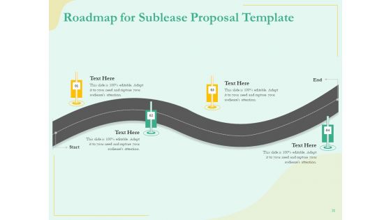 Proposal To Sublease Agreement Ppt PowerPoint Presentation Complete Deck With Slides