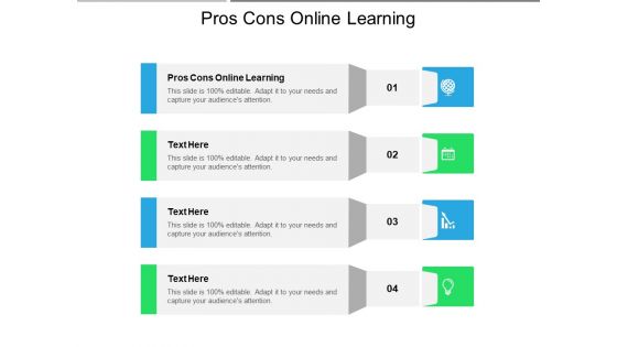 Pros Cons Online Learning Ppt PowerPoint Presentation Portfolio Slides Cpb Pros Cons Online Learning Ppt PowerPoint Presentation Portfolio Slides Cpb