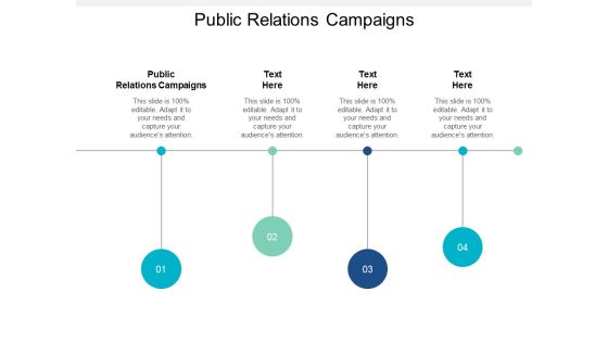 Public Relations Campaigns Ppt Powerpoint Presentation Portfolio Layouts Cpb
