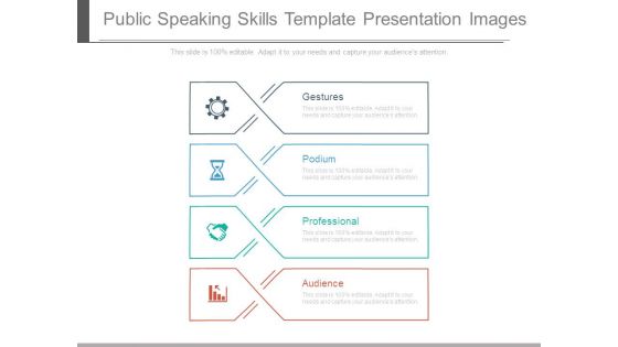 Public Speaking Skills Template Presentation Images