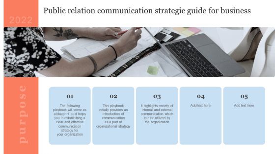 Purpose Public Relation Communication Strategic Guide For Business Information PDF