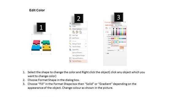 Puzzle Infographic For Strategy And Solution Powerpoint Templates