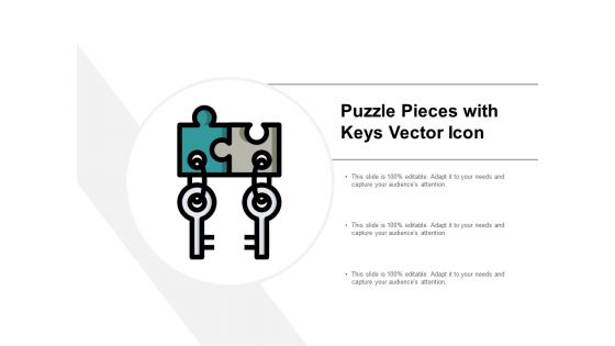 Puzzle Pieces With Keys Vector Icon Ppt PowerPoint Presentation Inspiration Styles