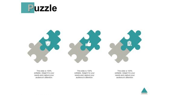 Puzzle Problem Solution Ppt PowerPoint Presentation Outline Outfit