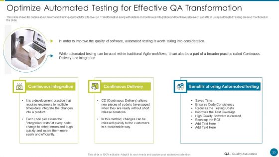 QA Modification For Product Quality Development And Consumer Satisfaction Ppt PowerPoint Presentation Complete Deck With Slides