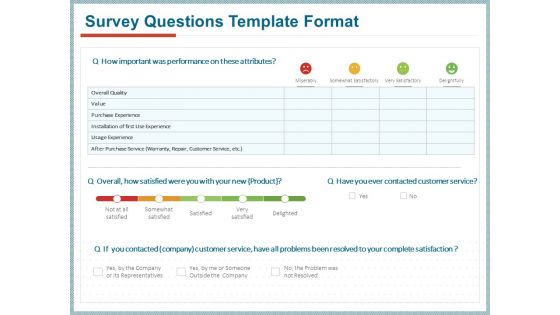 Qualitative Concept Testing Survey Questions Template Format Ppt PowerPoint Presentation Gallery Grid PDF