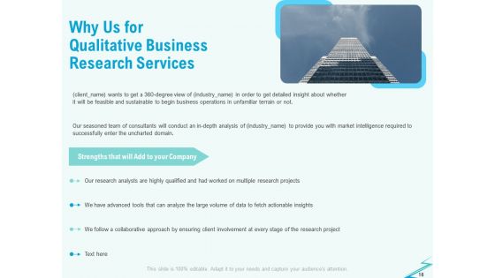Qualitative Market Research Study Proposal Ppt PowerPoint Presentation Complete Deck With Slides