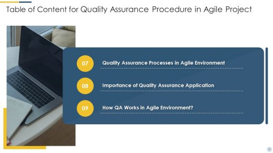 Quality Assurance Procedure In Agile Project Ppt PowerPoint Presentation Complete Deck With Slides
