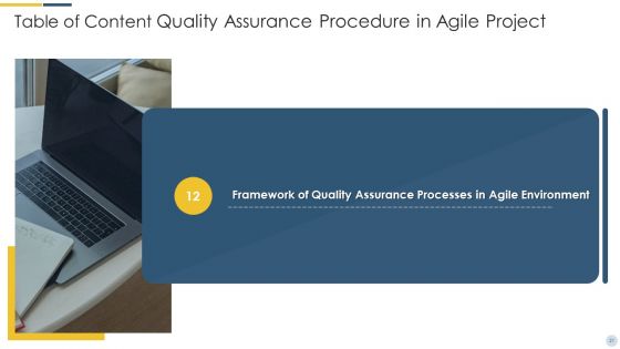 Quality Assurance Procedure In Agile Project Ppt PowerPoint Presentation Complete Deck With Slides
