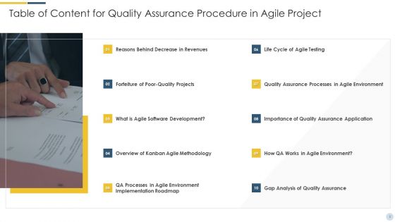 Quality Assurance Procedure In Agile Project Ppt PowerPoint Presentation Complete Deck With Slides