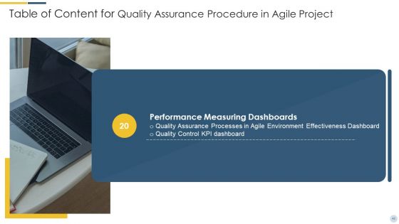 Quality Assurance Procedure In Agile Project Ppt PowerPoint Presentation Complete Deck With Slides