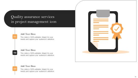 Quality Assurance Services Ppt PowerPoint Presentation Complete Deck With Slides