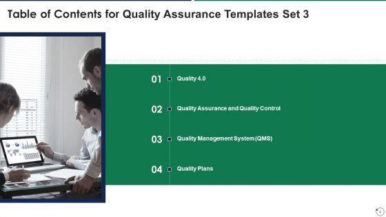Quality Assurance Templates Set 3 Ppt PowerPoint Presentation Complete Deck With Slides