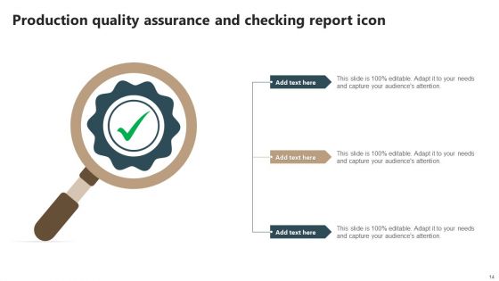 Quality Checking Report Ppt PowerPoint Presentation Complete Deck With Slides