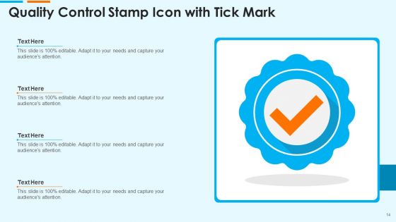 Quality Control Icon Ppt PowerPoint Presentation Complete Deck With Slides