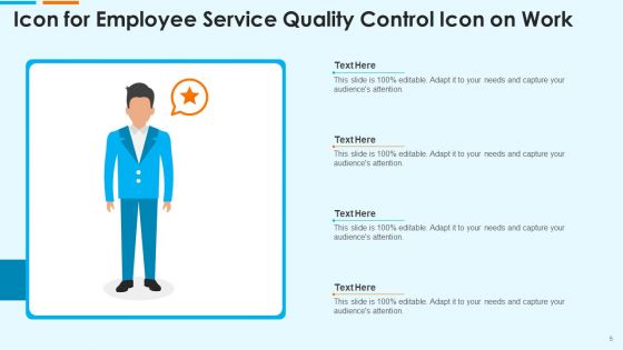 Quality Control Icon Ppt PowerPoint Presentation Complete Deck With Slides