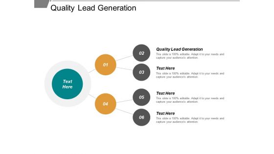 Quality Lead Generation Ppt PowerPoint Presentation Infographic Template Design Ideas