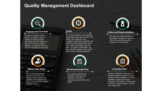 Quality Management Dashboard Ppt PowerPoint Presentation Summary Example Introduction