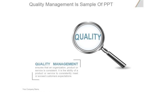 Quality Management Is Ppt PowerPoint Presentation Tips Quality Management Is Ppt PowerPoint Presentation Tips