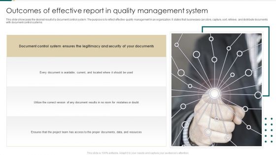 Quality Management System Report Ppt PowerPoint Presentation Complete Deck With Slides