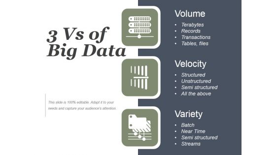Quantity Nature Speed Of Big Data Ppt PowerPoint Presentation Model
