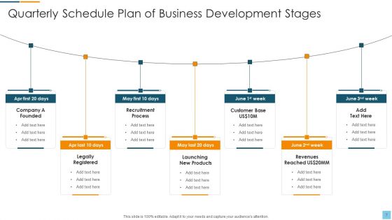 Quarterly Schedule Plan Ppt PowerPoint Presentation Complete With Slides